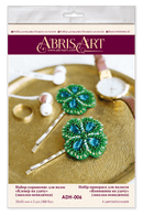 Bead Embroidery Decoration Kit Clover for good luck ADH-006