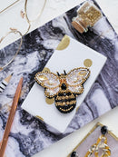 Bead Embroidery Decoration Kit Golden bee AD-066