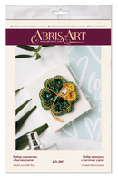 Bead Embroidery Decoration Kit Good luck leaf AD-093