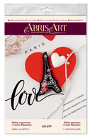 Heart of France Bead Embroidery Decoration Kit by Abris Art AD-099