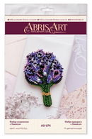 Bead Embroidery Decoration Kit Lavender AD-074