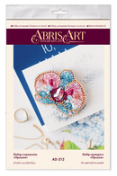 Bead Embroidery Decoration Kit Orchid AD-212