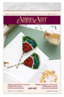 Bead Embroidery Decoration Kit Watermelon slice ADH-007