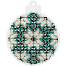 Bead embroidery kit on a plastic base FLPL-015