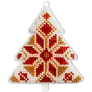 Bead embroidery kit on a plastic base FLPL-019