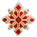 Bead embroidery kit on a plastic base FLPL-021