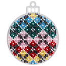 Bead embroidery kit on a plastic base FLPL-036