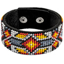 Bead embroidery kit on artificial leather FLBB-010