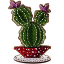 Bead embroidery kit on wood FLK-191