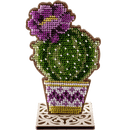 Bead embroidery kit on wood FLK-192
