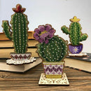 Bead embroidery kit on wood FLK-192