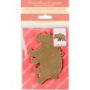 Bead embroidery kit on wood FLK-213
