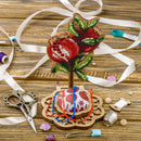 Bead embroidery kit on wood FLK-287