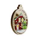Bead embroidery kit on wood FLK-369