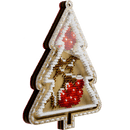Bead embroidery kit on wood FLK-374