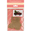 Bead embroidery kit on wood FLK-382