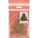 Bead embroidery kit on wood FLK-396