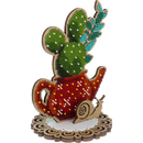 Bead embroidery kit on wood FLK-407