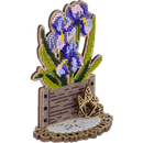 Bead embroidery kit on wood FLK-412