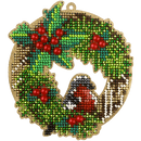 Bead embroidery kit on wood FLK-440