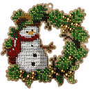 Bead embroidery kit on wood FLK-442