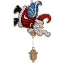 Bead embroidery kit on wood FLK-455
