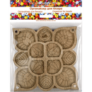 Bead organizer with transparent cover FLZB-024