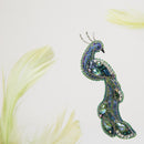 Beadwork kit for creating broach Crystal Art The Bird of Happiness BP-302C