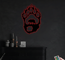 Bear Paw - Metal Wall Art