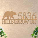 Bear Address Sign