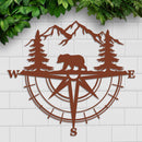 Bear Compass Sign