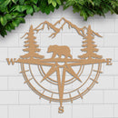 Bear Compass Sign