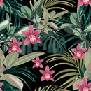 Beautiful Mix of Tropical Flowers Wallpaper