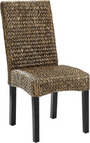 Edgewater Handwoven Rattan Dining Chairs Set Of 2 Seagrass