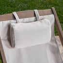 NIKKI BEACH SLING CHAIR - BEIGE(set of 2)