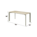 Ingram - Ceramic Top Dining Table - Light Gray