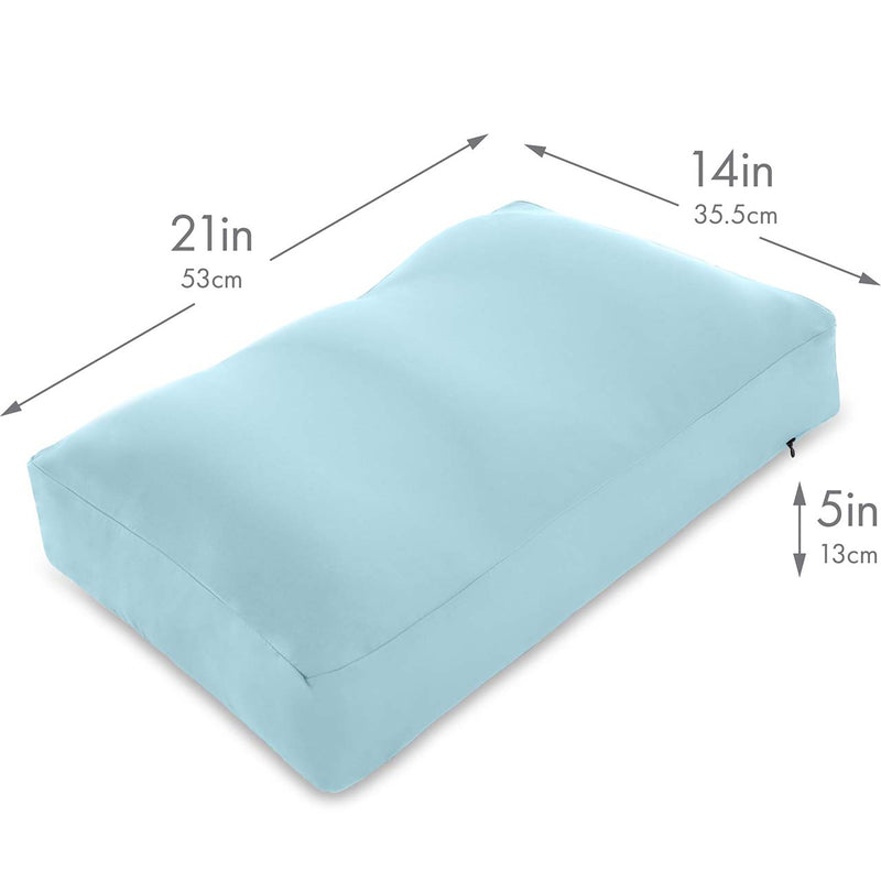 Premium Microbead Pillow, Cooling Silk like Cover, Medium