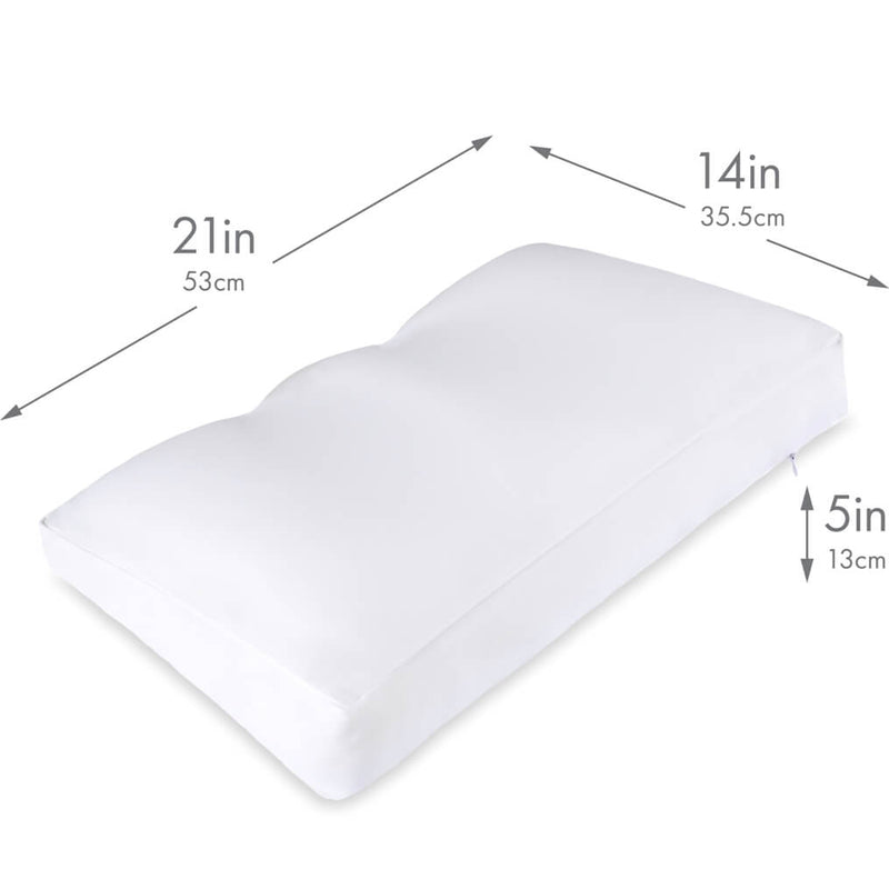 Premium Microbead Pillow, Cooling Silk like Cover, Medium