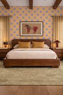 Sol Wallpaper, peach and lavender