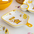 Yellow Bee Ceramic Tray