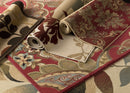Beedeville Red Floral Rug