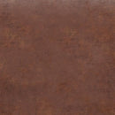 Storage Ottoman 30 Inch Distressed Saddle Brown Leatherette