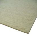 Beige and Ivory Modern Abstract Hand loom 5x8 wool And Art Silk Area Rug