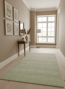 Beige and Ivory Modern Abstract Hand loom 5x8 wool And Art Silk Area Rug