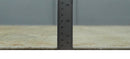 Beige and Rust 8x10 Textured Low Pile Hand Knotted Traditional Wool Area Rug