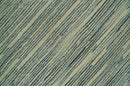 Beige and Teal 8x10 Modern stripes Design Hand Tufted wool area rug