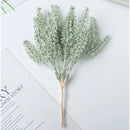 Beige artificial plants golden wheat ear stems for living room decor