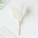 Beige artificial plants golden wheat ear stems for living room decor