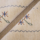 Beige Border Design Hand Loomed Wool Area Rug
