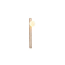 Beige cave stone wall lamp – living room dual glass sconce